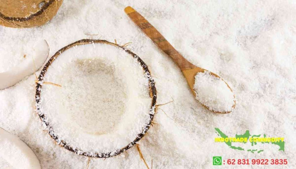 Drying process for desiccated coconut